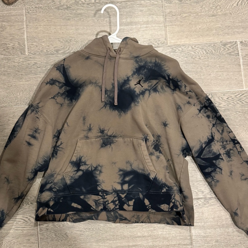 Tie-Dye Jordan cropped hoodie